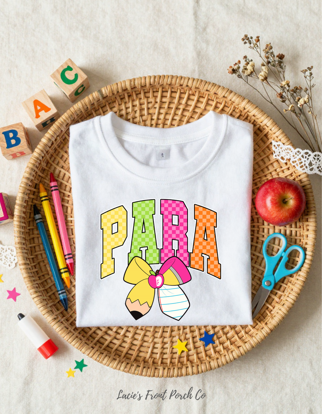 Teacher And School Staff Tees
