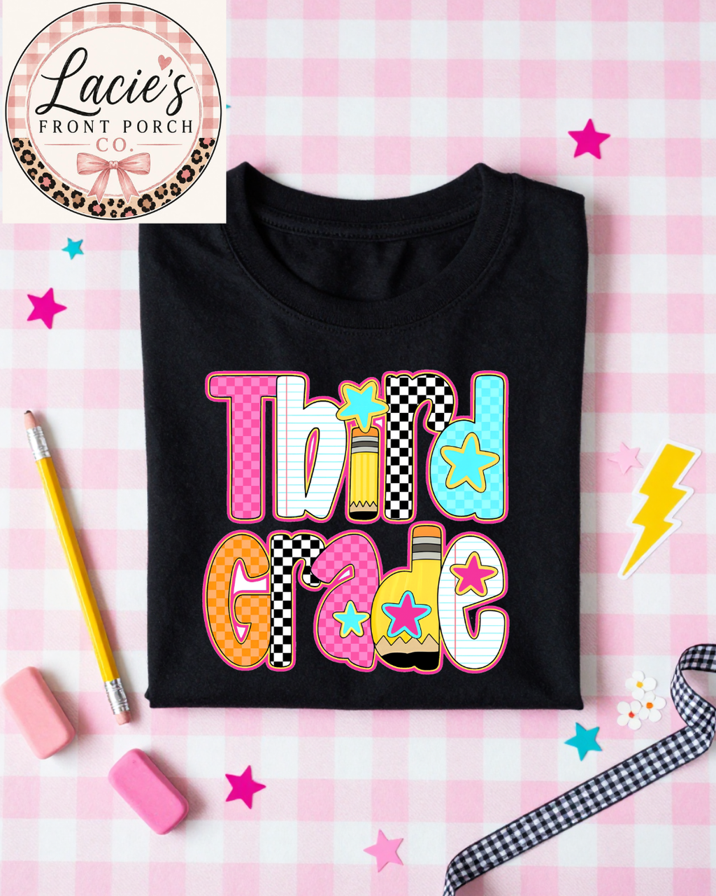 Retro Doodle Back to School Grade Shirts