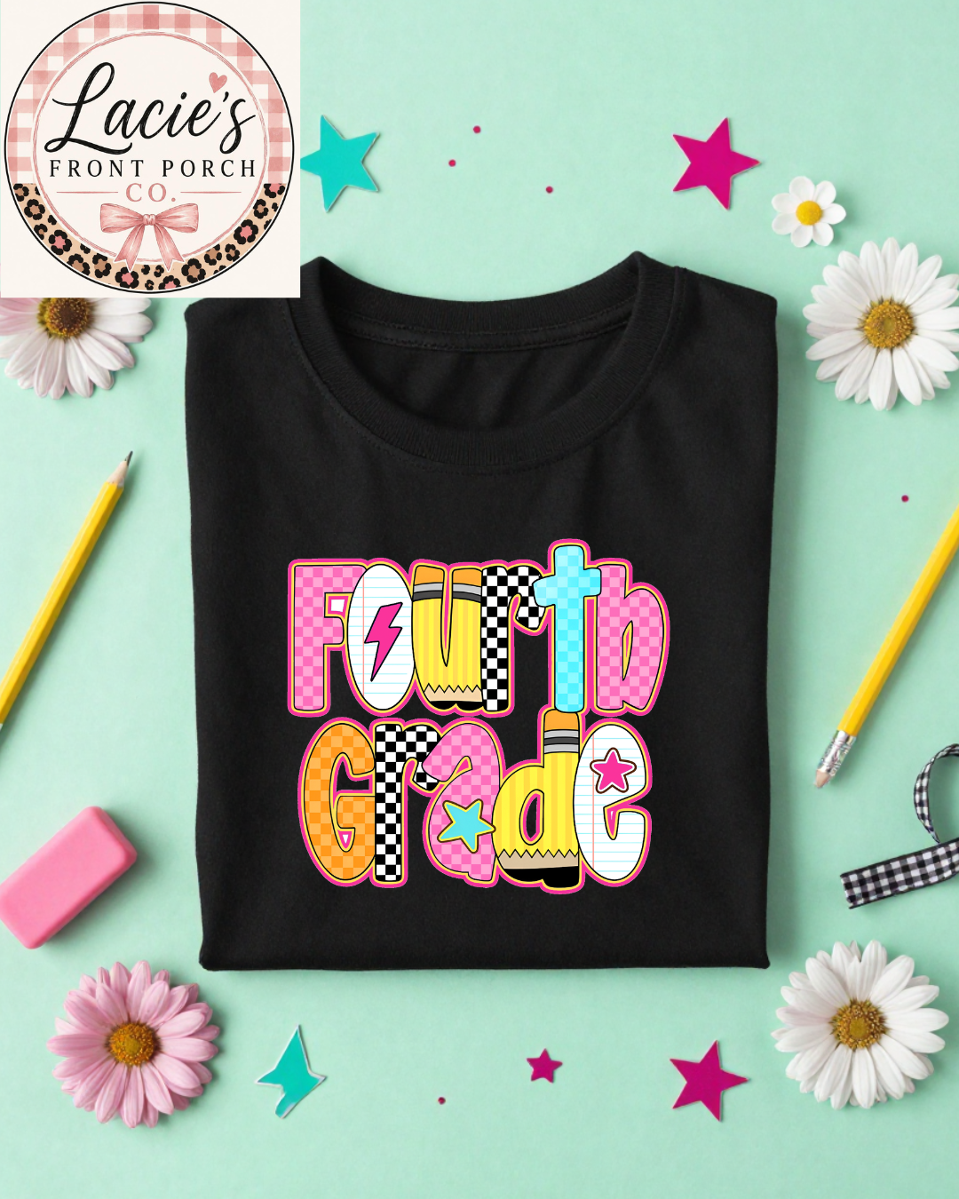 Retro Doodle Back to School Grade Shirts