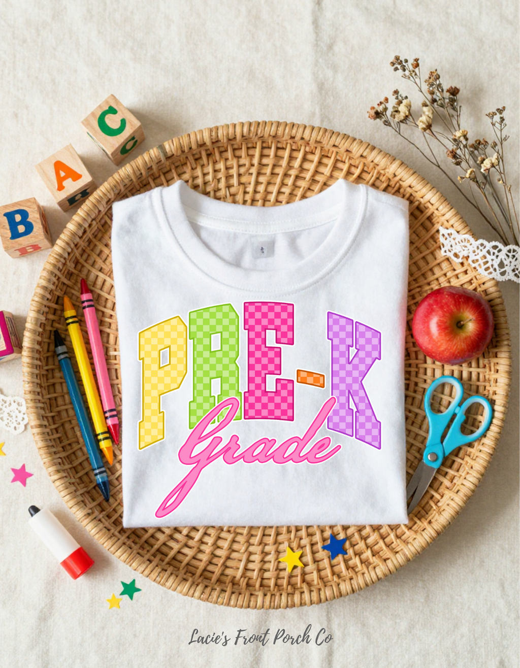 Back to School Grade Level Shirts
