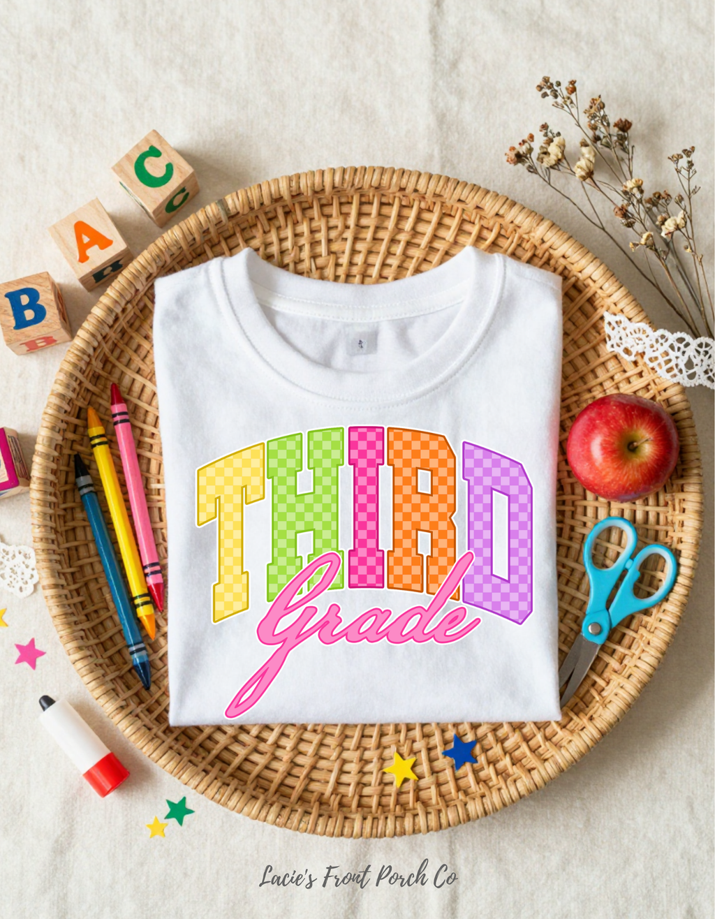 Back to School Grade Level Shirts
